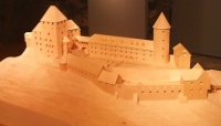Vorläufiges Modell der Burg Deutschlandsberg nach der Revitalisierung.